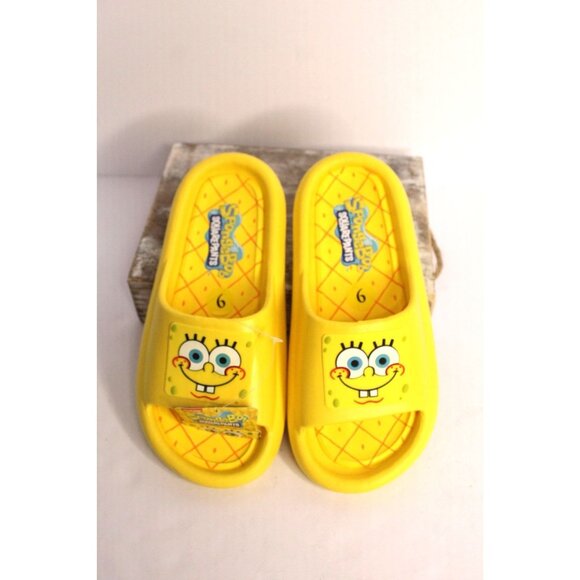 Sponge Bob Nickelodeon Side On Men's 9 Women's 10.5 Yellow Licensed Groundup NWT - Picture 2 of 8